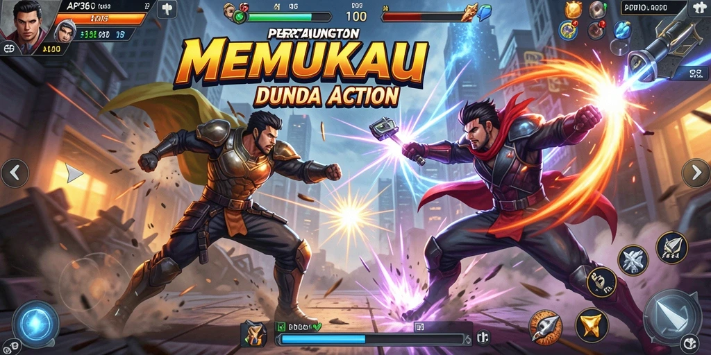 Tampilan aksi seru dalam game API36 dengan pertarungan yang intens.