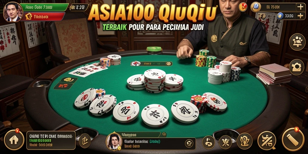 Tampilan permainan QiuQiu yang menegangkan di ASIA100.