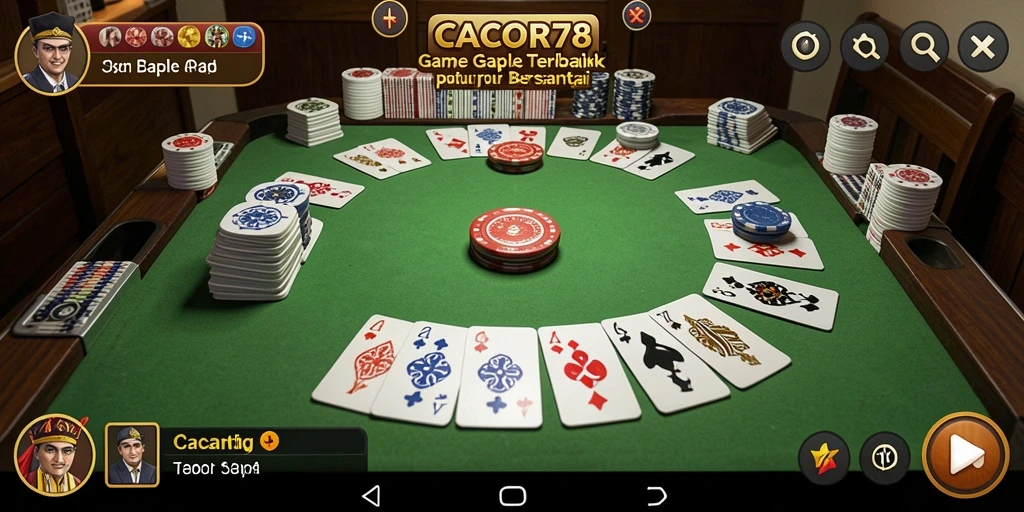 Tampilan gameplay seru yang mengasyikkan di CACOR78.