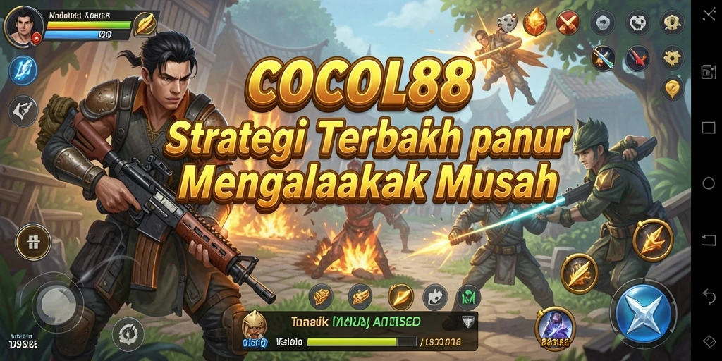 Screenshot COCOL88 menampilkan aksi pertempuran strategis yang mendebarkan.