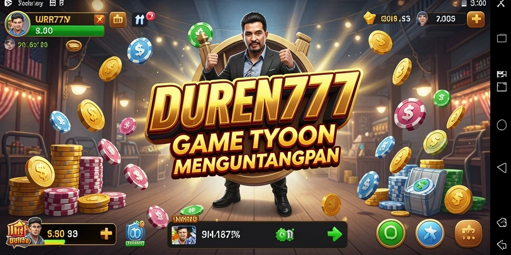 Tampilan gameplay DUREN777 yang menarik dan penuh strategi.