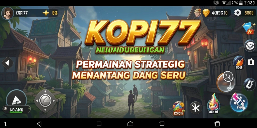 Gambaran gameplay seru dan menantang di KOPI77.