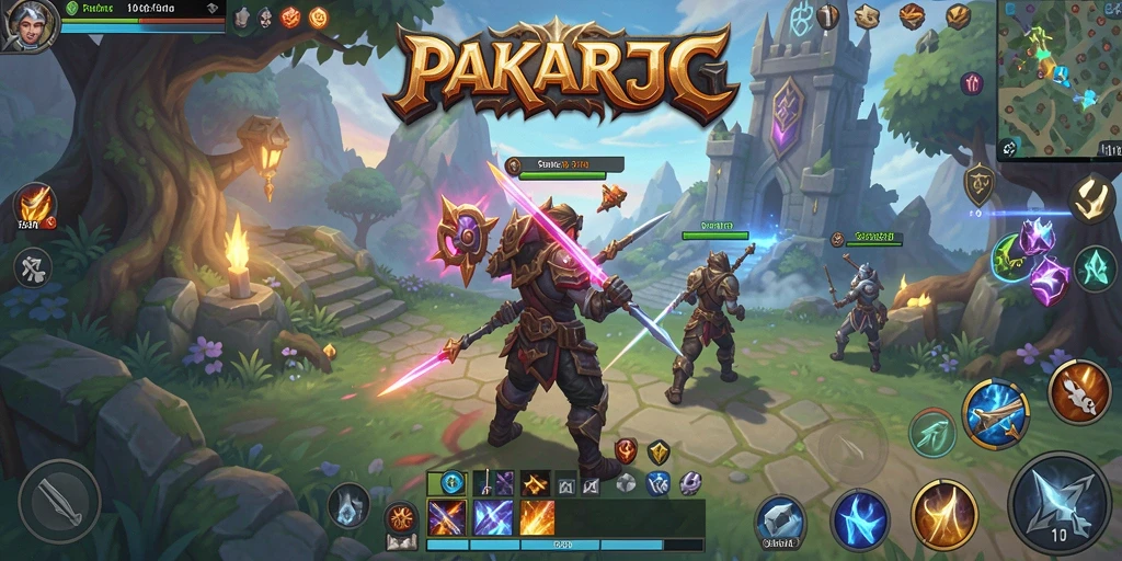 Tangkapan layar gameplay seru dari PAKARJP dalam aksi ARPG.