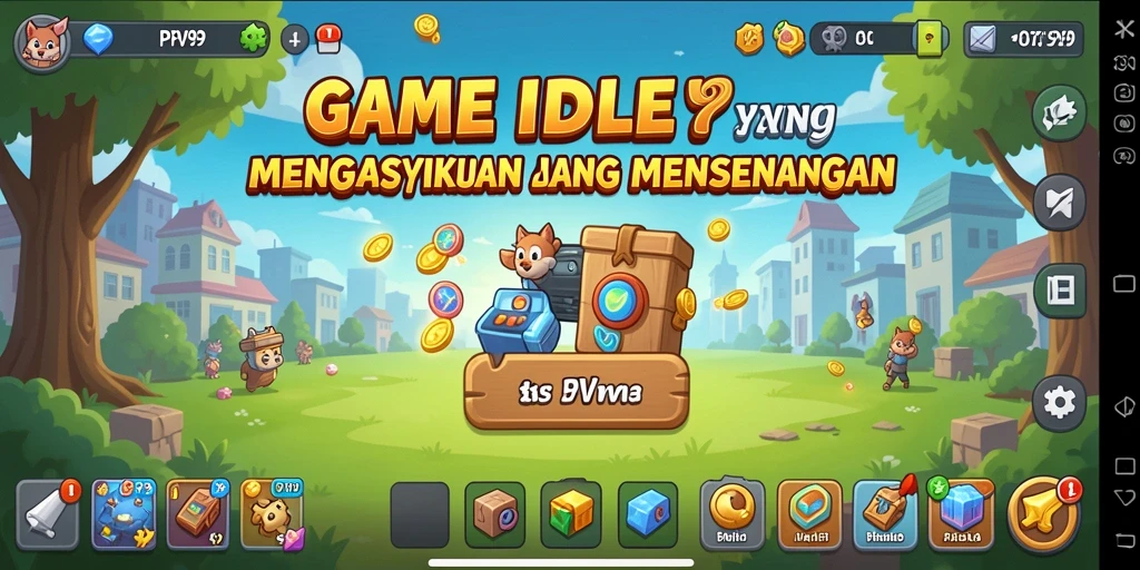 Tampilan gameplay PPV99 yang menarik dan penuh warna.